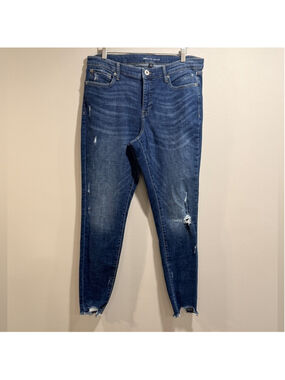 INC International Concepts Women's Madison Skinny Distressed Ankle Jeans Size 12